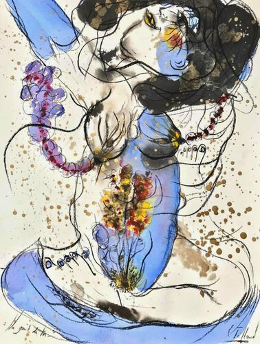 Un goût de Toi van Emilie Teillaud, Werk op papier te koop op Singulart