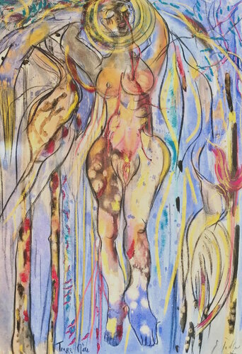 Terre Mère van Emilie Teillaud, Schilderij te koop op Singulart