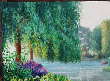 Monet's Morning Emil Aziz