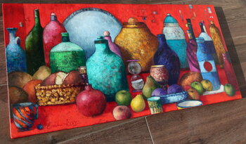 Red Still Life Emil Aziz