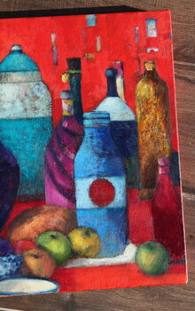 Red Still Life Emil Aziz