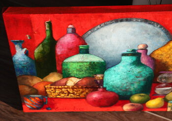 Red Still Life Emil Aziz