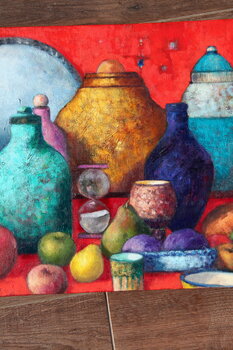 Red Still Life Emil Aziz