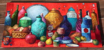 Red Still Life Emil Aziz