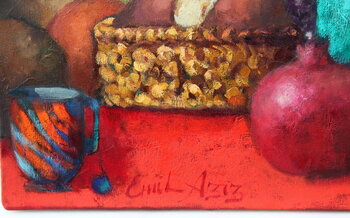 Red Still Life Emil Aziz