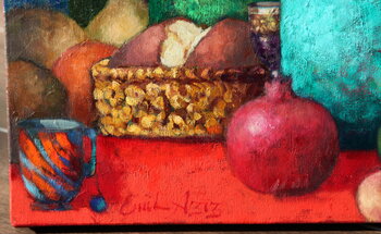 Red Still Life Emil Aziz