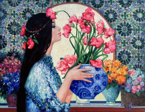A new day at the flower shop Emil Aziz