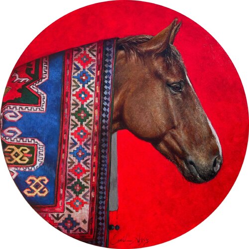 Karabakh Horse I van Emil Aziz, Schilderij te koop op Singulart