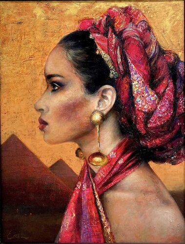 The Egyptian van Emil Aziz, Schilderij te koop op Singulart