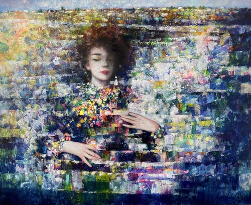 Gemstones von Emil Aziz, Malerei kaufen auf Singulart