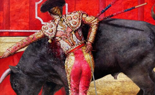 Matadora van Emil Aziz, Schilderij te koop op Singulart