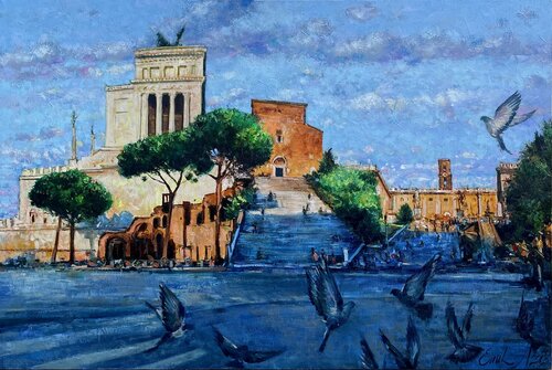 Sunset in Rome Emil Aziz