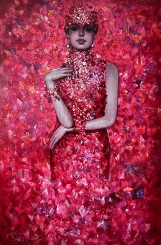 Precious Stones : Ruby van Emil Aziz, Schilderij te koop op Singulart