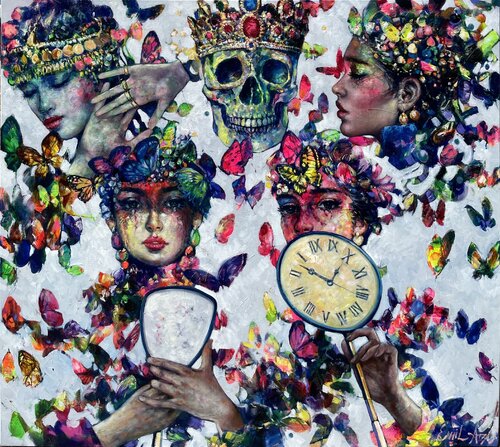 The Time van Emil Aziz, Schilderij te koop op Singulart