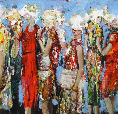 Fashion Never Ends van Emil Aziz, Schilderij te koop op Singulart