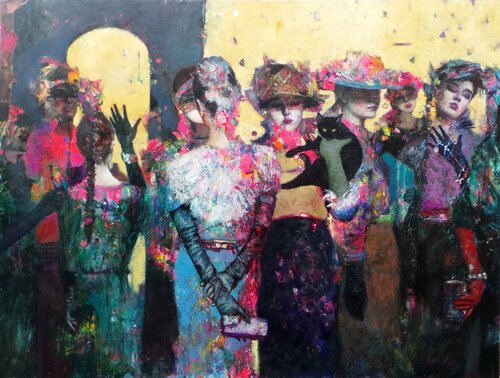 Gloves van Emil Aziz, Schilderij te koop op Singulart