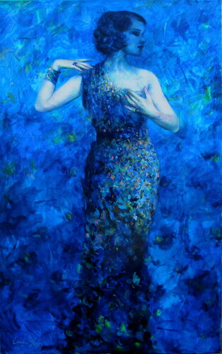 Sapphire van Emil Aziz, Schilderij te koop op Singulart