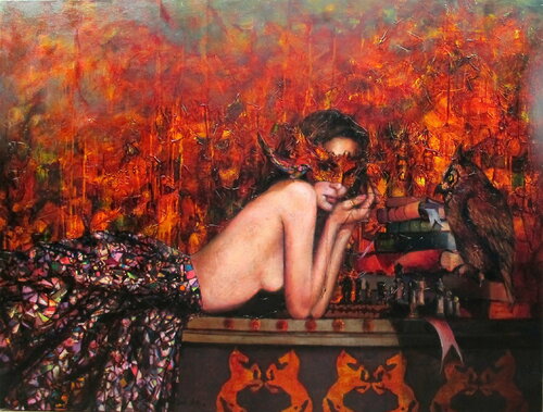 The Art of War van Emil Aziz, Schilderij te koop op Singulart