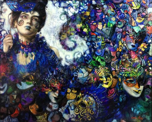Infinite Reality van Emil Aziz, Schilderij te koop op Singulart