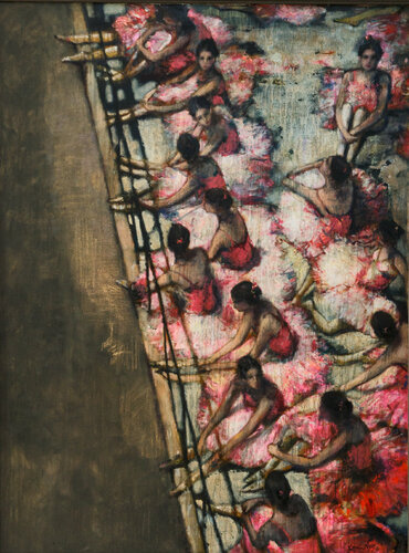 Resting Ballerinas van Emil Aziz, Schilderij te koop op Singulart