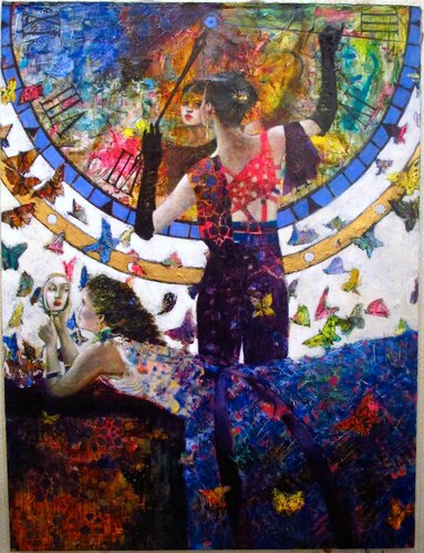 Keeping Beauty van Emil Aziz, Schilderij te koop op Singulart