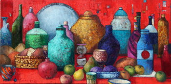 Red Still Life Emil Aziz