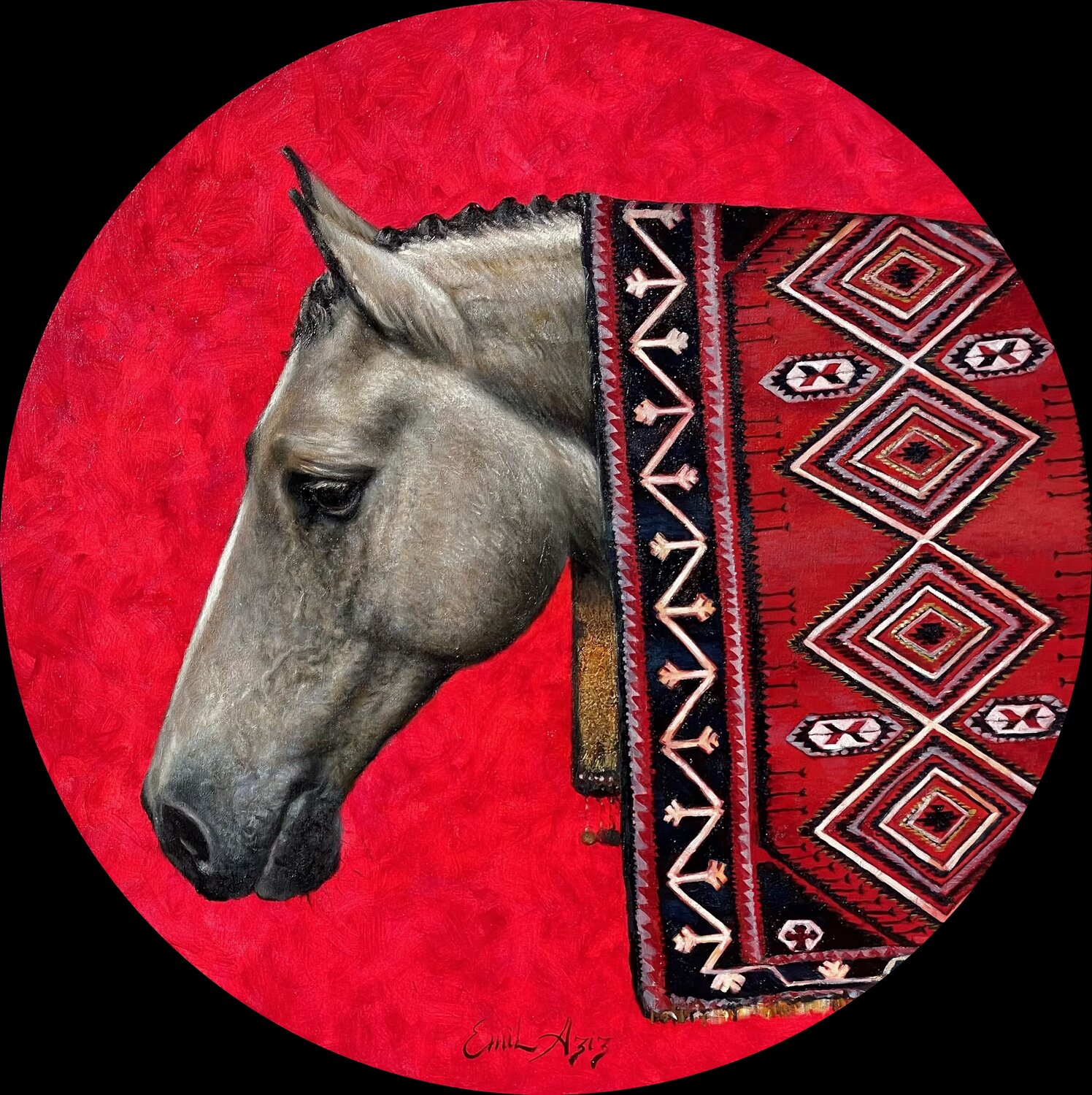 Karabakh horse and carpet Emil Aziz