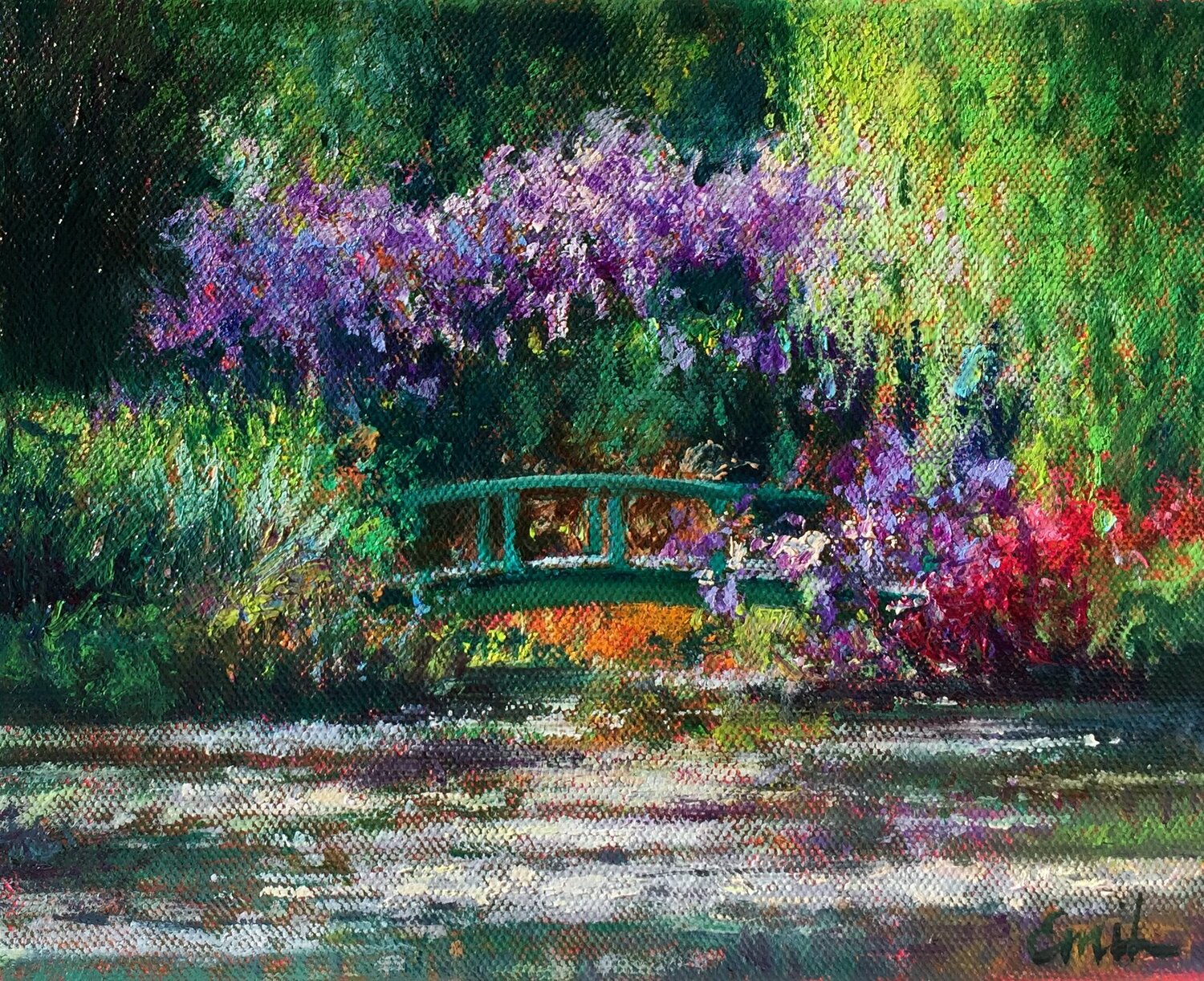 Monet Garden Emil Aziz