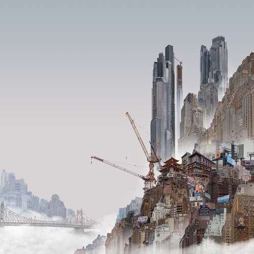 Queensboro Bridge by Yang Yongliang 杨泳梁, 기타 매체 for Sale on Singulart