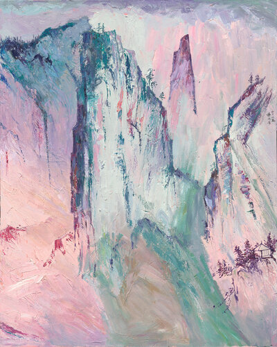 Pink Dawn par Yang Yongliang 杨泳梁, Peinture en vente sur Singulart