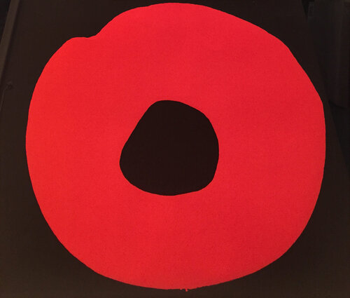 ⚪︎(Red) di Jiro Yoshihara, Stampa in vendita su Singulart