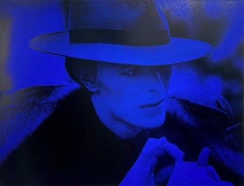 The Man Who Fell To Earth di Russell Young, Stampa in vendita su Singulart
