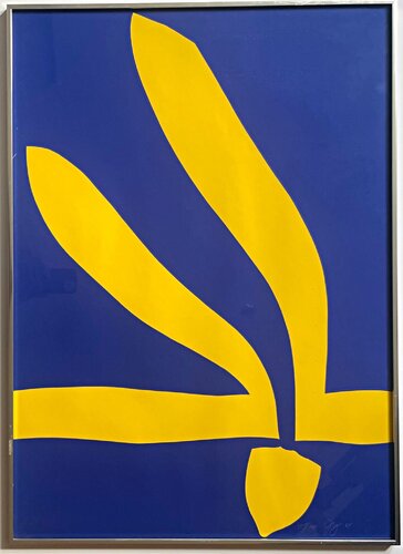 Blue/Yellow from New York City Center of Music & Drama Portfolio von Jack Youngerman, Druck kaufen auf Singulart