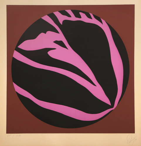 Pink and Brown Oculus by Jack Youngerman, Print for Sale on Singulart