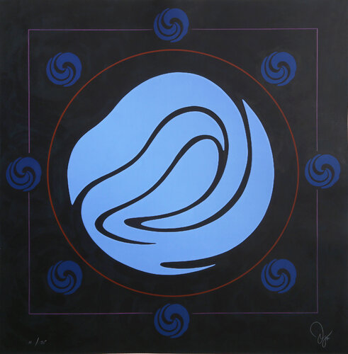 Blue Circle by Jack Youngerman, Print for Sale on Singulart