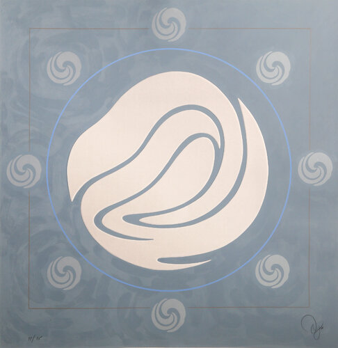 Nimbus Gray Blue by Jack Youngerman, Print for Sale on Singulart