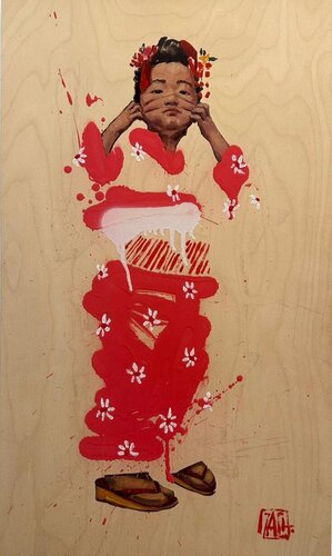 BLOSSOM van Ernest Zacharevic, Afdruk te koop op Singulart