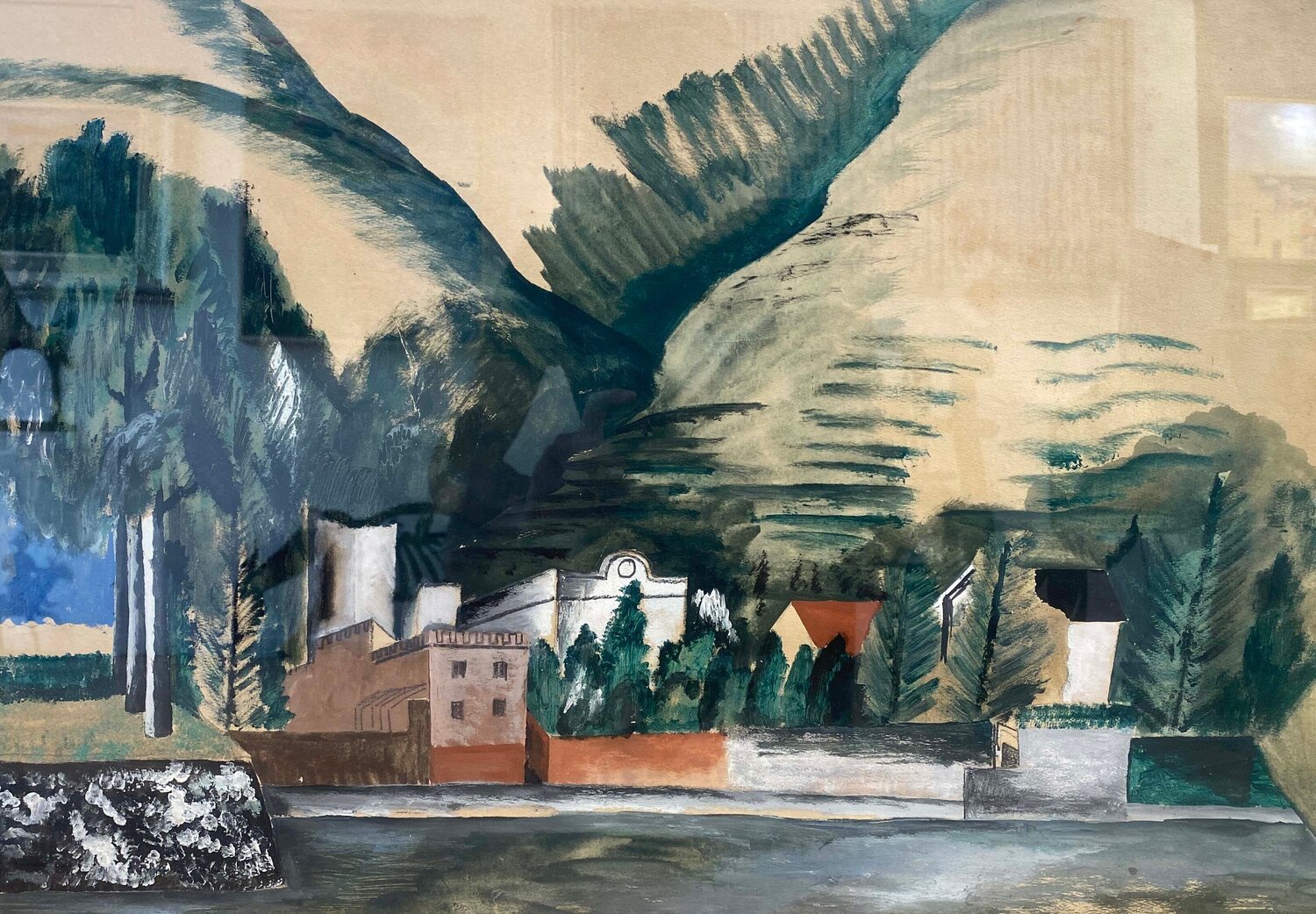 Mountains Ossip Zadkine Dipinto originale in vendita