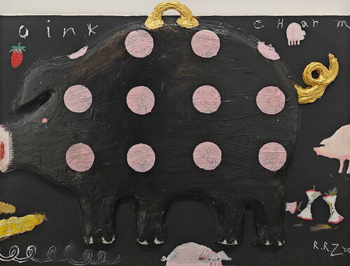 Oink Charm by Robert Zakanitch, Painting for Sale on Singulart