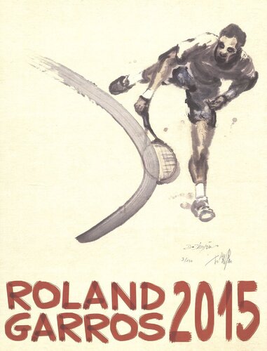 Roland Garros French Open by Du Zhenjun, Print for Sale on Singulart