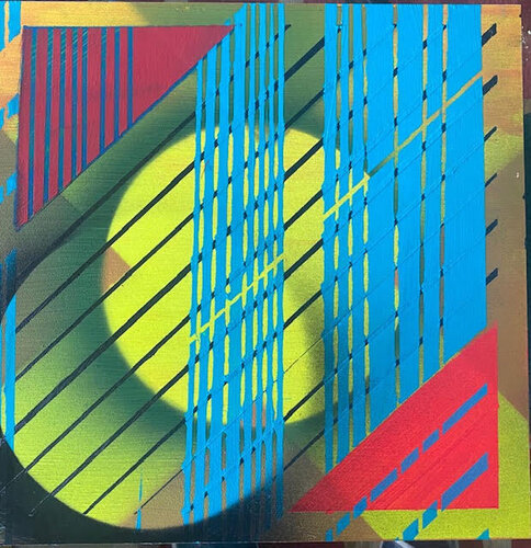 Yellow Eclipse van Nola Zirin, Schilderij te koop op Singulart