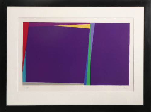 Purple Composition par Larry Zox, Édition en vente sur Singulart