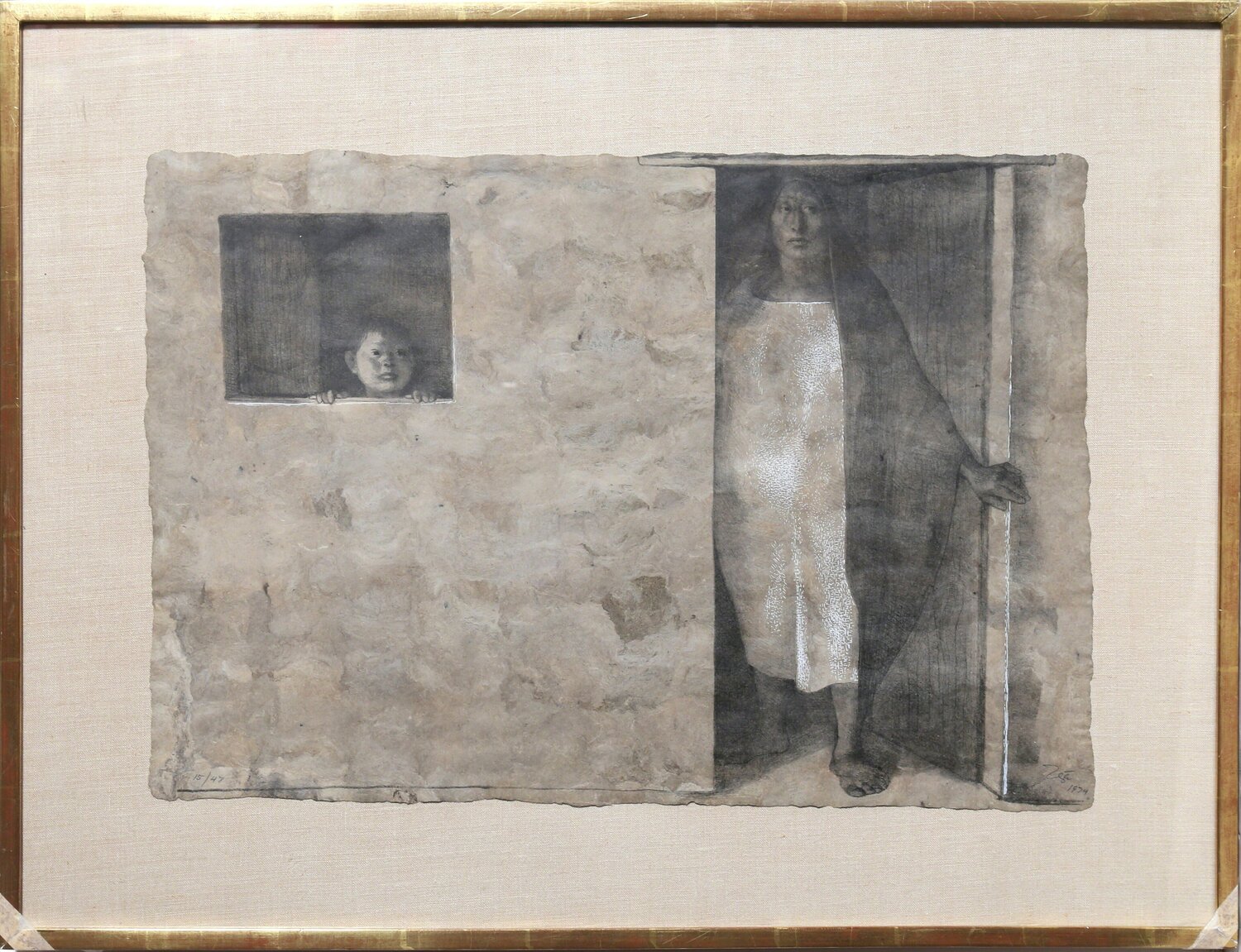 El Umbral (The Threshold) Francisco Zúñiga Druck zu verkaufen