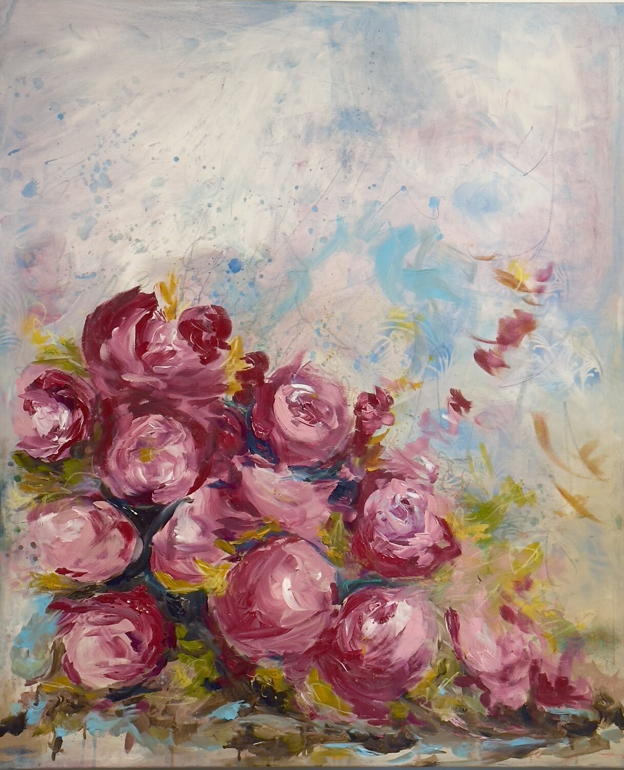 Lichtleise Yvonne Franke Original painting for sale