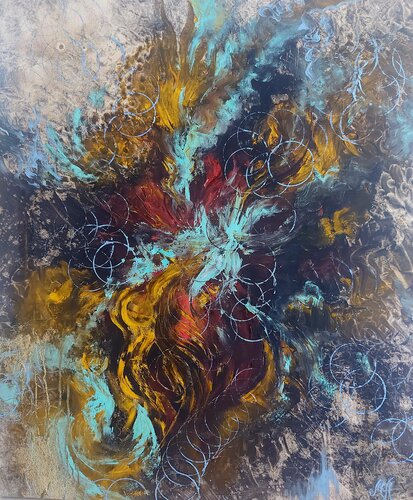 Song of the Earth von Margarita Akhmetgaleeva, Malerei kaufen auf Singulart