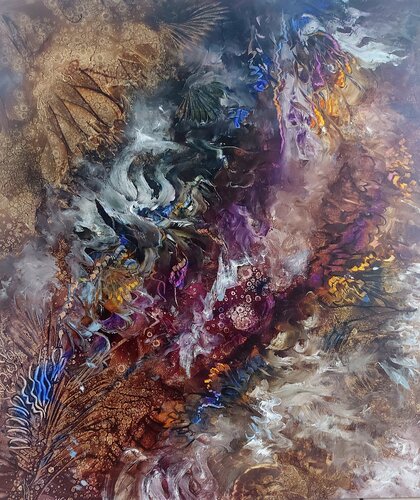 Song of the Earth von Margarita Akhmetgaleeva, Malerei kaufen auf Singulart