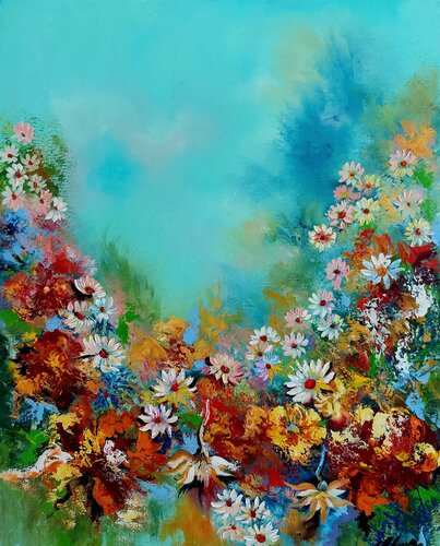 Flower Bomb von Margarita Akhmetgaleeva, Malerei kaufen auf Singulart