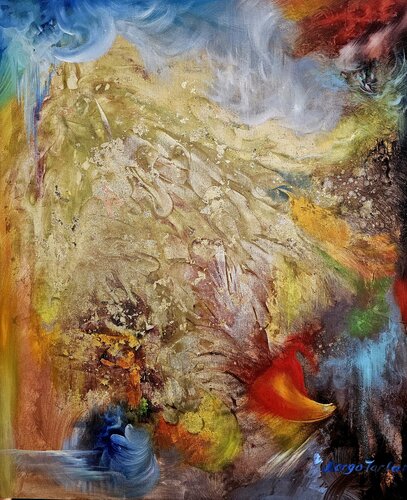 Gentle Fluorite van Margarita Akhmetgaleeva, Schilderij te koop op Singulart