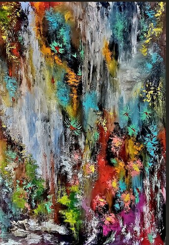 Essence of the Hidden Garden van Margarita Akhmetgaleeva, Schilderij te koop op Singulart