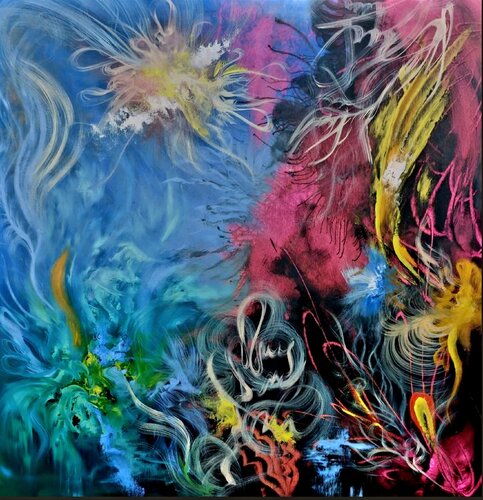 The Vortex of Creation van Margarita Akhmetgaleeva, Schilderij te koop op Singulart